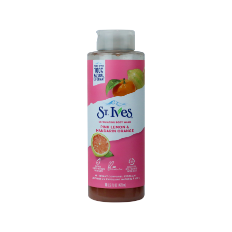 Stives Pink Lemon & Mandarin Orange Exfoliating Body Wash 473ml (USA)