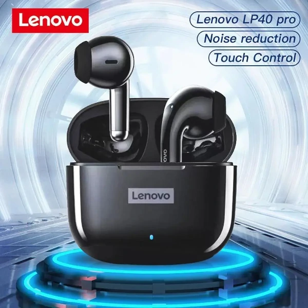 Lenovo LP40 Pro TWS Wireless Earphones – Black Color