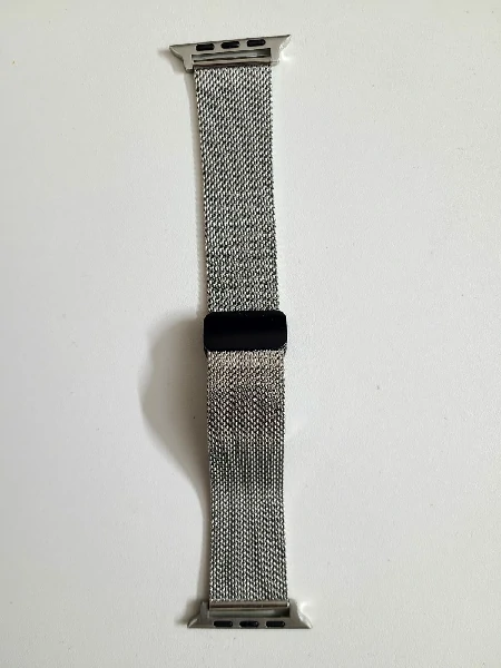 Spigen Magnetic Strap-42/44/45/49mm For Smart Watch – Silver Color