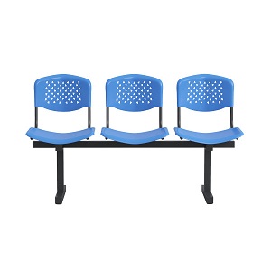 Regal Indigo Waiting Chair
