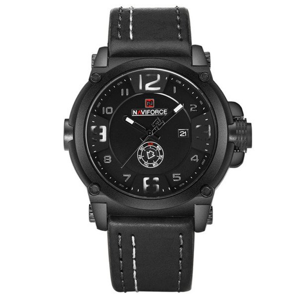 NAVIFORCE 9099 Men 3ATM Waterproof Date Wrist Watch Needle Quartz Movement