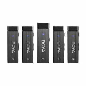 BOYA BY-W4 Ultracompact 2.4GHz Wireless Microphone System