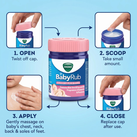 Vicks BabyRub Comfort For Babies 25ml (India)