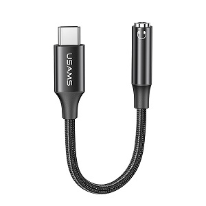USAMS US-SJ599 AU16 Audio Cale Type-C to 3.5DC Audio Adapter Cable