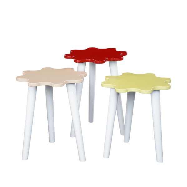 Regal Coffee Table-Criss-Cross ( 3 Set)