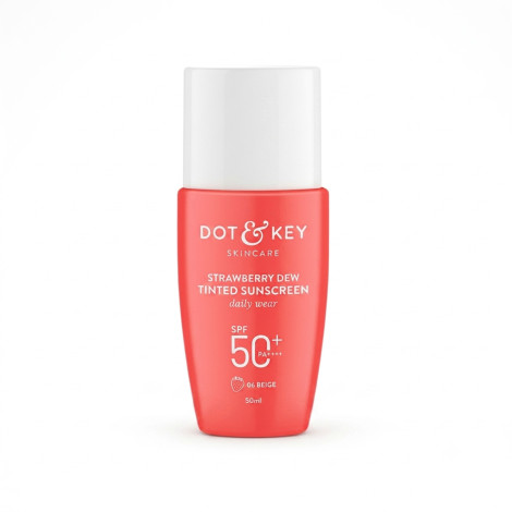 Dot & Key Strawberry Dew Tinted Sunscreen SPF50+ PA+++ 50ml - 05 Beige (India)