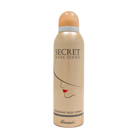 Rasasi Secret Pour Femme Deodorant Body Spray 200ml (UAE)