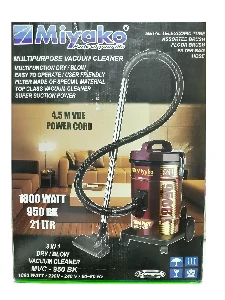 Miyako 21L Vacuum Cleaner with Blower Function, 950BK