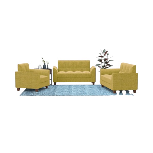 Regal Komol Wooden Double Sofa SDC-363-3-1-20(KOMOL )FABRIC-2120