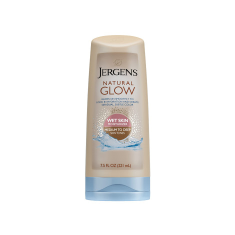Jergens Natural Glow Wet Skin Moisturizer Medium To Deep Skin Tones 221ml (USA)