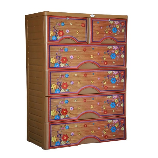RFL Wardrobe Double 5D KD Elegant TeakWood