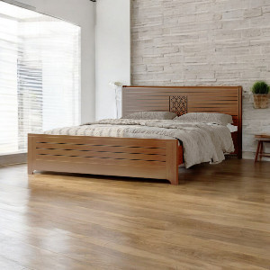 Sidon Wooden Double Bed