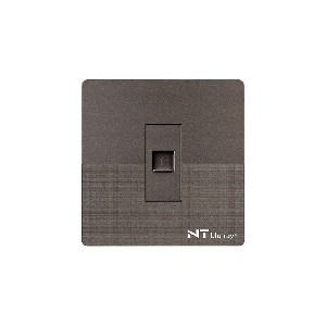 NT blu-ray Chrome Gray Telephone Socket