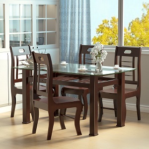 Regal Stella Wooden Dining Table | TDH-301-3-1-20 (Six Seater)