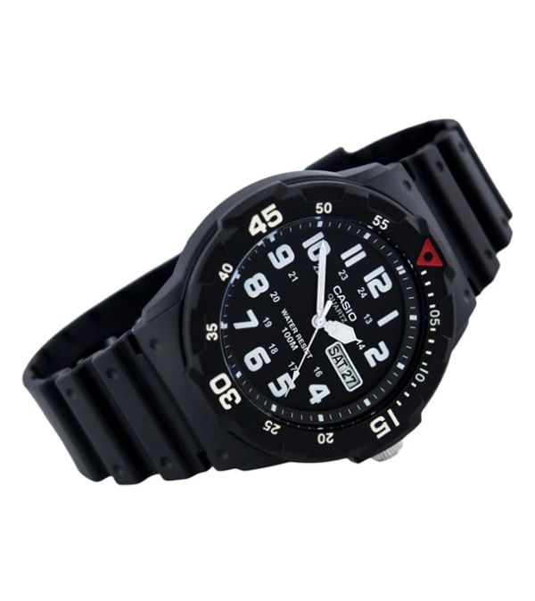 Casio MRW-200H-1B3VDF Sports Day Date Fiber Belt Men’s Watch