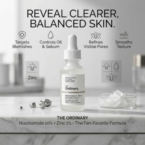 The Ordinary Niacinamide 10% Zinc 1% 30ml (Canada)