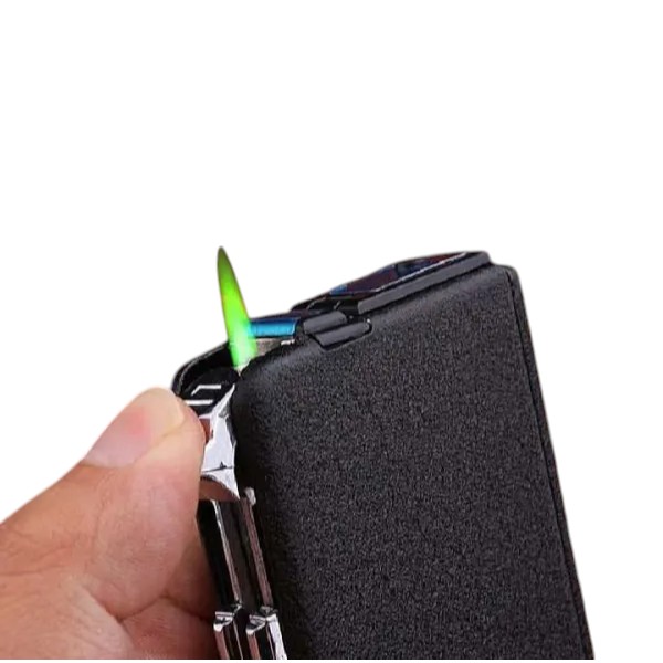 Automatic light Case with Windproof Lighter