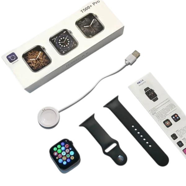 T500+ Pro Smart Watch with BT Call Heart Rate Blood Pressure for ladies men T500 Pro smart sport watches
