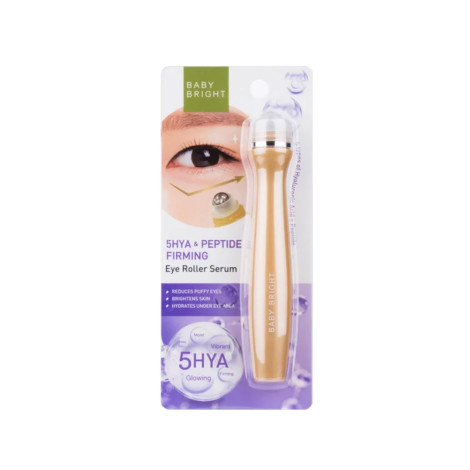 Baby Bright 5Hya & Peptide Firming Eye Roller Serum 15ml (Thailand)