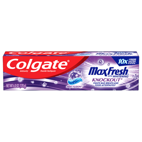 Colgate Max Fresh Knockout Mint Fusion Toothpaste 178g (Mexico)