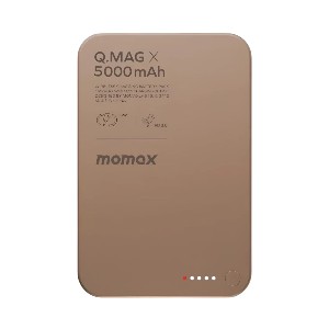 Momax Q.Mag X Magnetic Wireless Power Bank 5000mAh – Golden