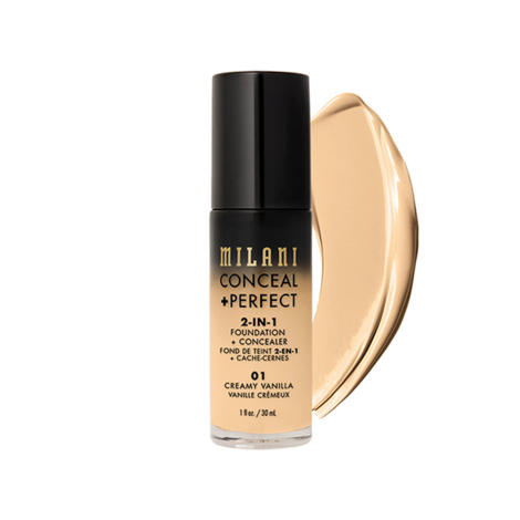 Milani Conceal Perfect 2in1 Foundation - 01 Creamy Vanilla (USA)