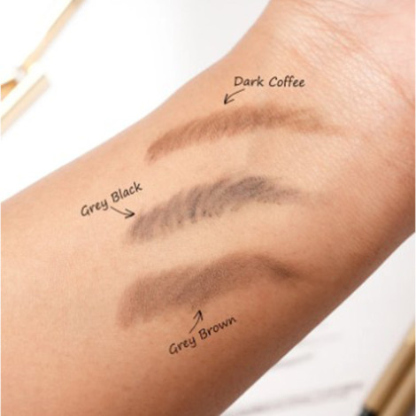 Guerniss Natural And Delicate Double Headed Eyebrow Pencil -  G012-Grey Black (Hong Kong)