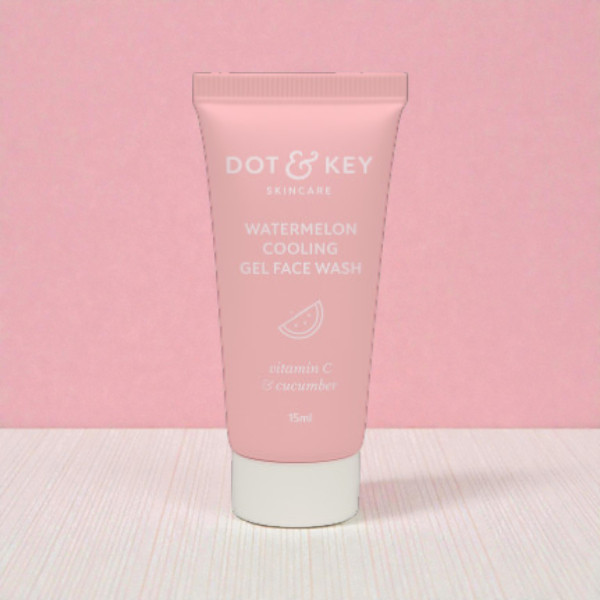 Dot & Key Watermelon Cooling Gel Face Wash 15ml (India)