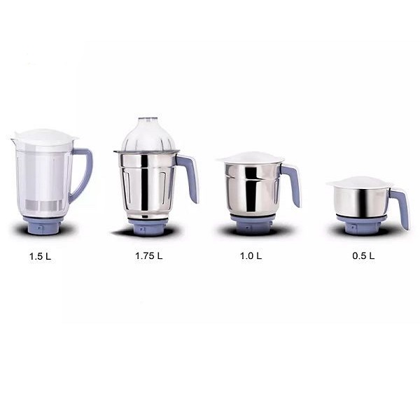Philips Viva Collection HL7701/00 Mixer Grinder, 750 Watts (4 Jars)