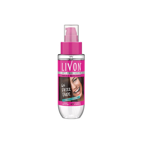 Livon Go Frizz Free Anti Frizz Serum 100ml (India)