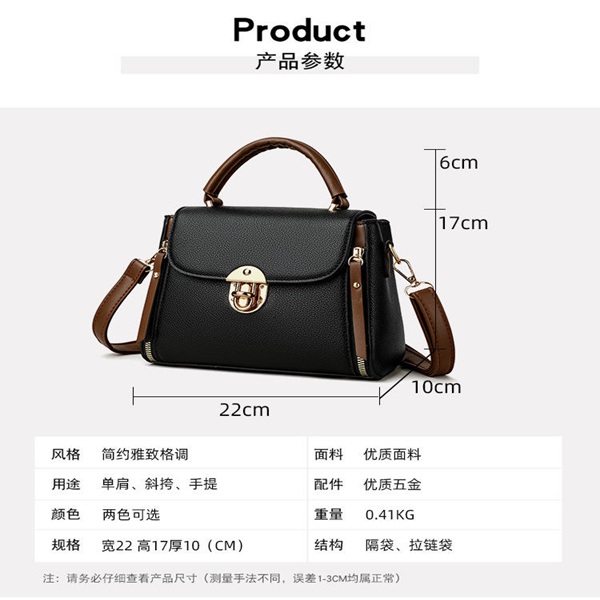 Fashion Shoulder For Women Ladies Crossbody Hand Bags Luxury Purses And Handbags New (Black)