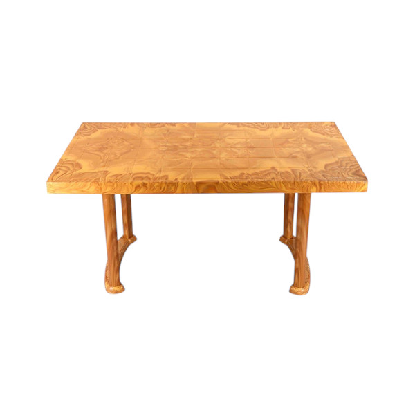 Dining Table 4 Seat Rtg Plas Leg S.Wood