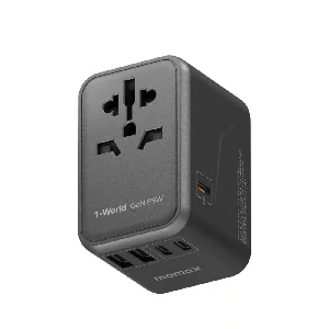 Momax 1-World 100W GaN 4 ports + AC Travel Adapter (UA10)