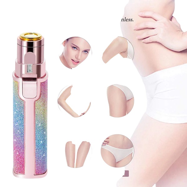 Eyebrow Trimmer and Facial Hair Shaver 2 in 1