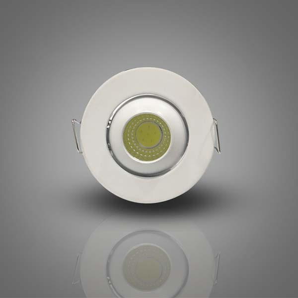 Conceal LED Spot Light 3 Watt White 6500K Body Round Color White
