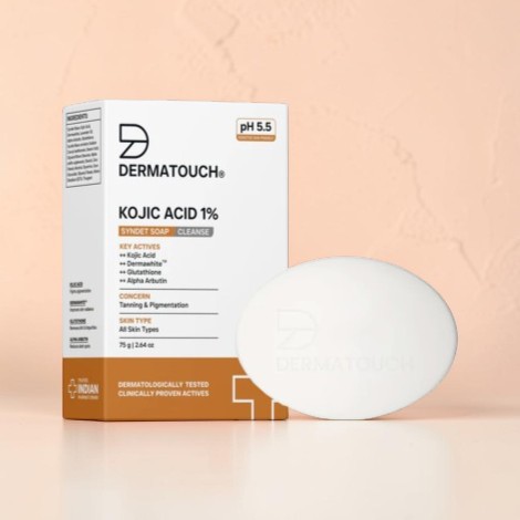 Dermatouch Kojic Acid 1% Syndet Soap 75g (India)