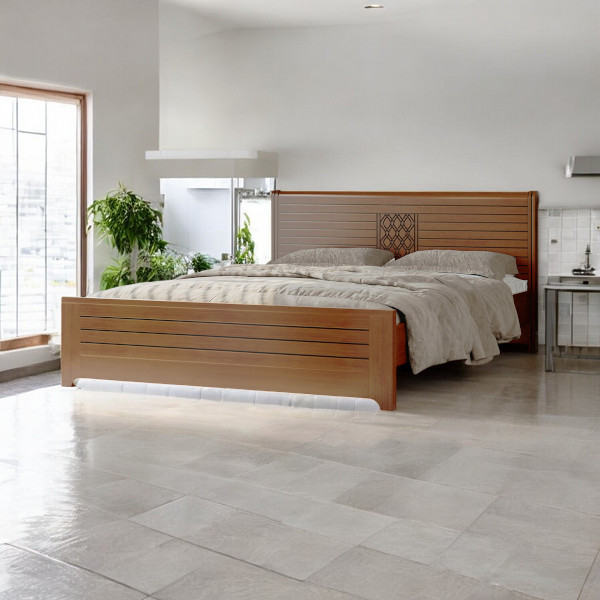 Sidon Wooden King Bed