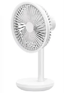 Xiaomi AISOLOVE F5 4000mAh Rechargeable Desk Fan – White Color