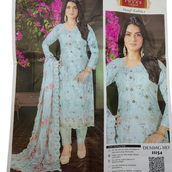 New Exclushive Collection High Qualitiey Cotton Printed Three Piece