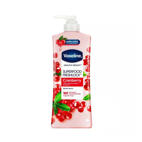 Vaseline Superfood Freshlock Cranberry Body Lotion 300ml (Thailand)