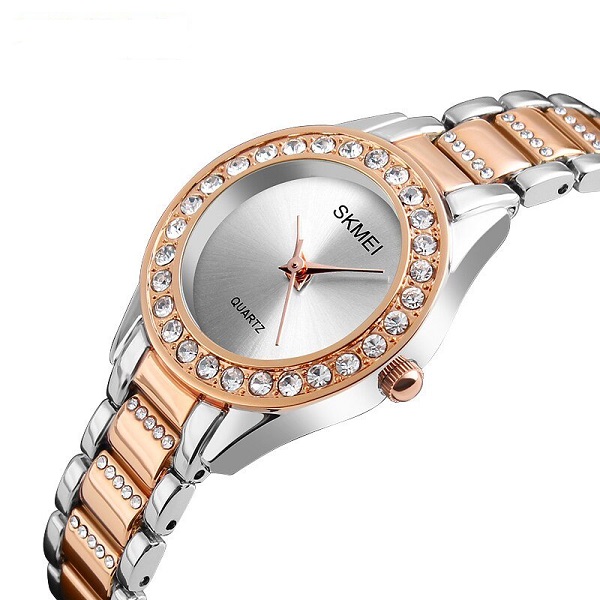 SKMEI 1262 Women Stainless Steel Strap Quartz Watch