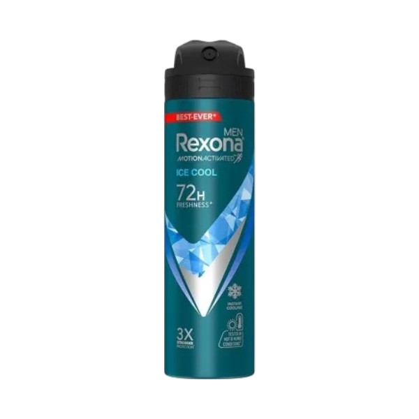 Rexona Men Ice Cool 72H Freshness Antiperspirant 135ml (Australia)