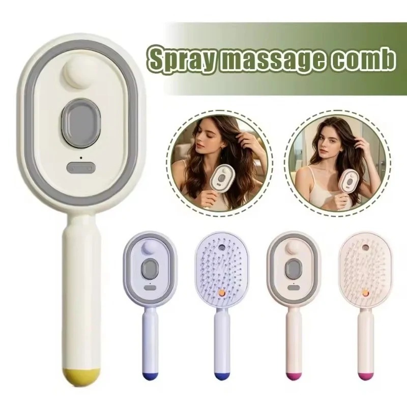 Electric Spray Retractable Air Cushion Comb
