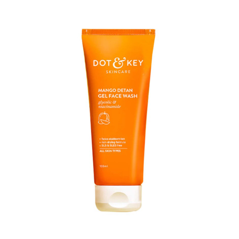 Dot & Key Mango Detan Gel Face Wash 100ml (India)
