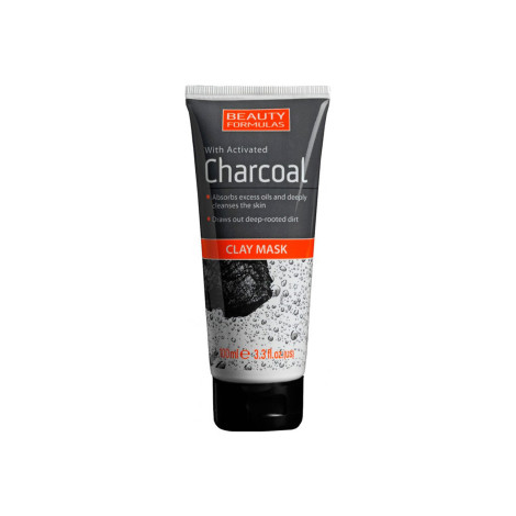 Beauty Formulas Charcoal Clay Mask 100ml (UK)