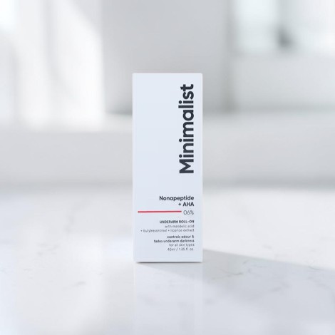 Minimalist Nonapeptide + AHA 6% Underarm Roll-On 40ml (India)