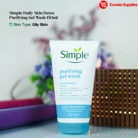 Simple Daily Skin Detox Purifying Gel Wash 150ml (Poland)