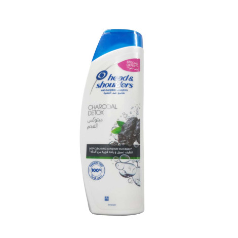 Head & Shoulders Charcoal Detox Anti Dandruff Shampoo 400ml (Saudi Arabia)