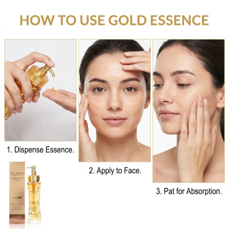 3W Clinic Collagen & Luxury Gold Essence 150ml (Korea)