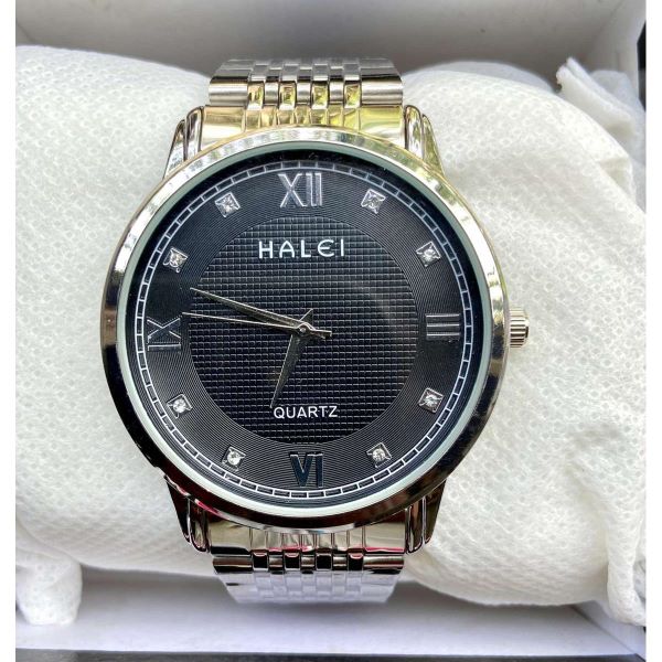 HALEI Waterproof Stainless Steel Casual Men Watch